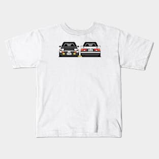 Toyota Sprinter AE86 Hachiroku Initial-D Pixel Kids T-Shirt